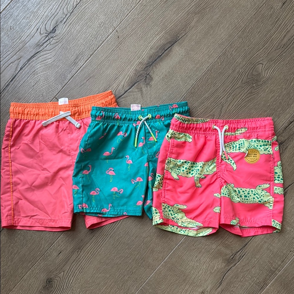 Kids Colorful Swim Shorts Set